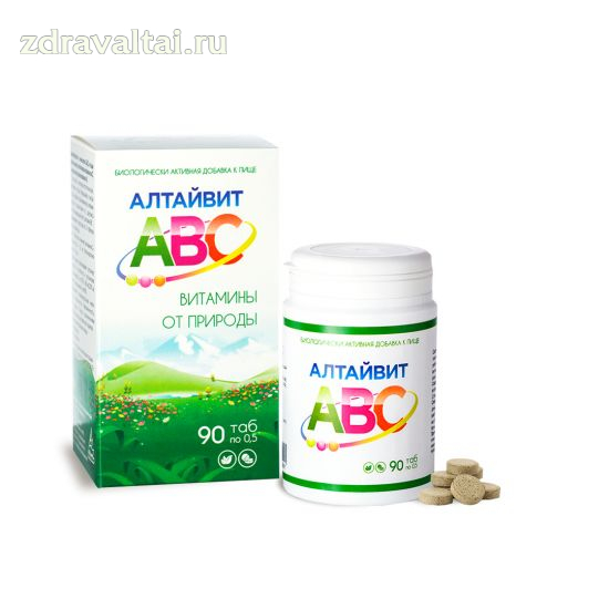 Купить Алтайвит ABC - витамины красоты и стройности от природы 90 ...