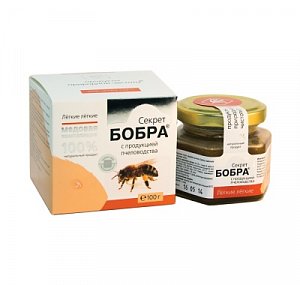 Секрет бобра с продукцией пчеловодства на меду - Здоровые легкие